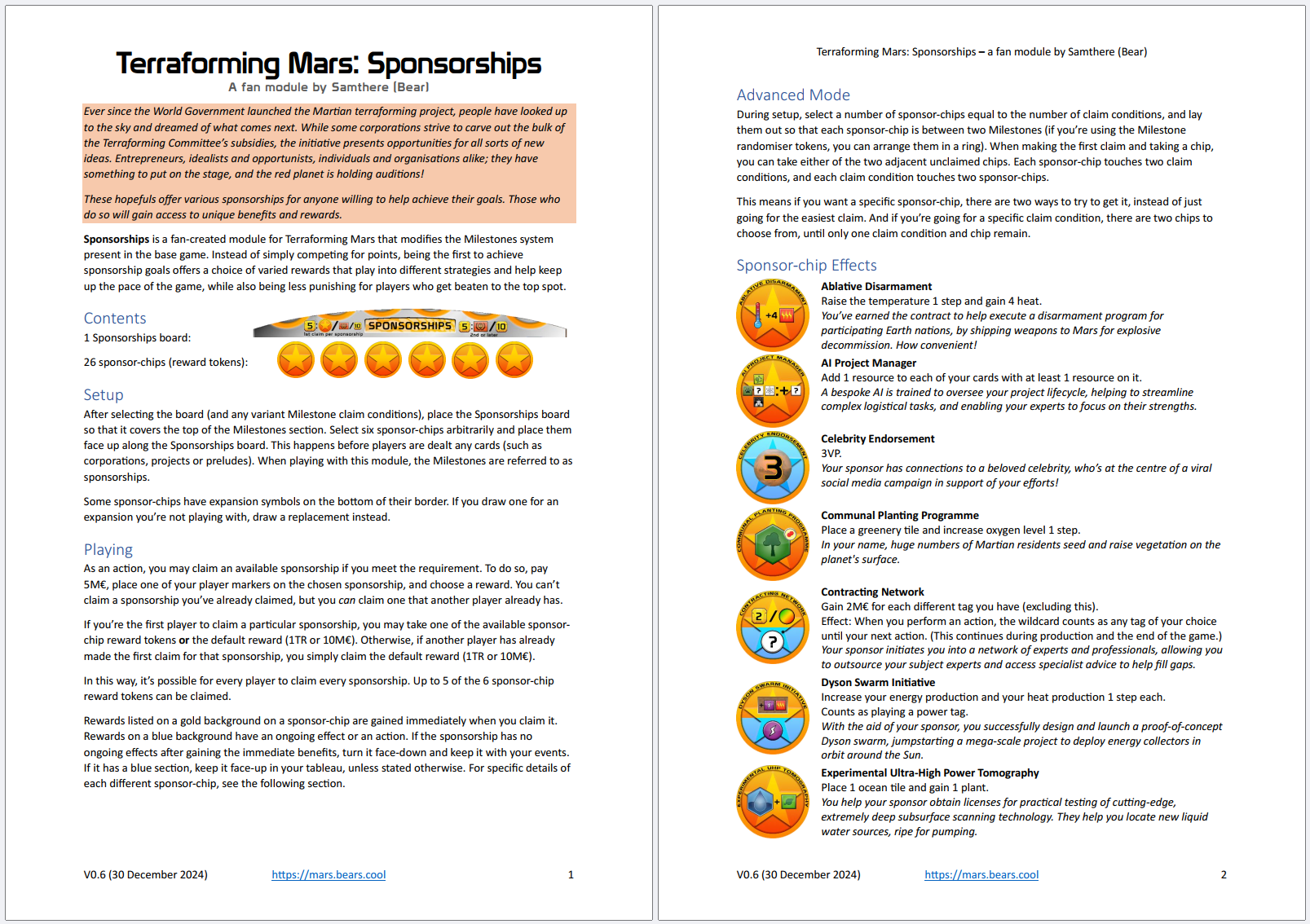 Thumbnail preview of Sponsorships rules booklet.