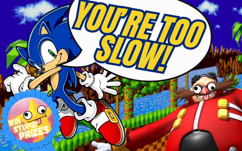 Sonic but this time maybe HE'S too slow?